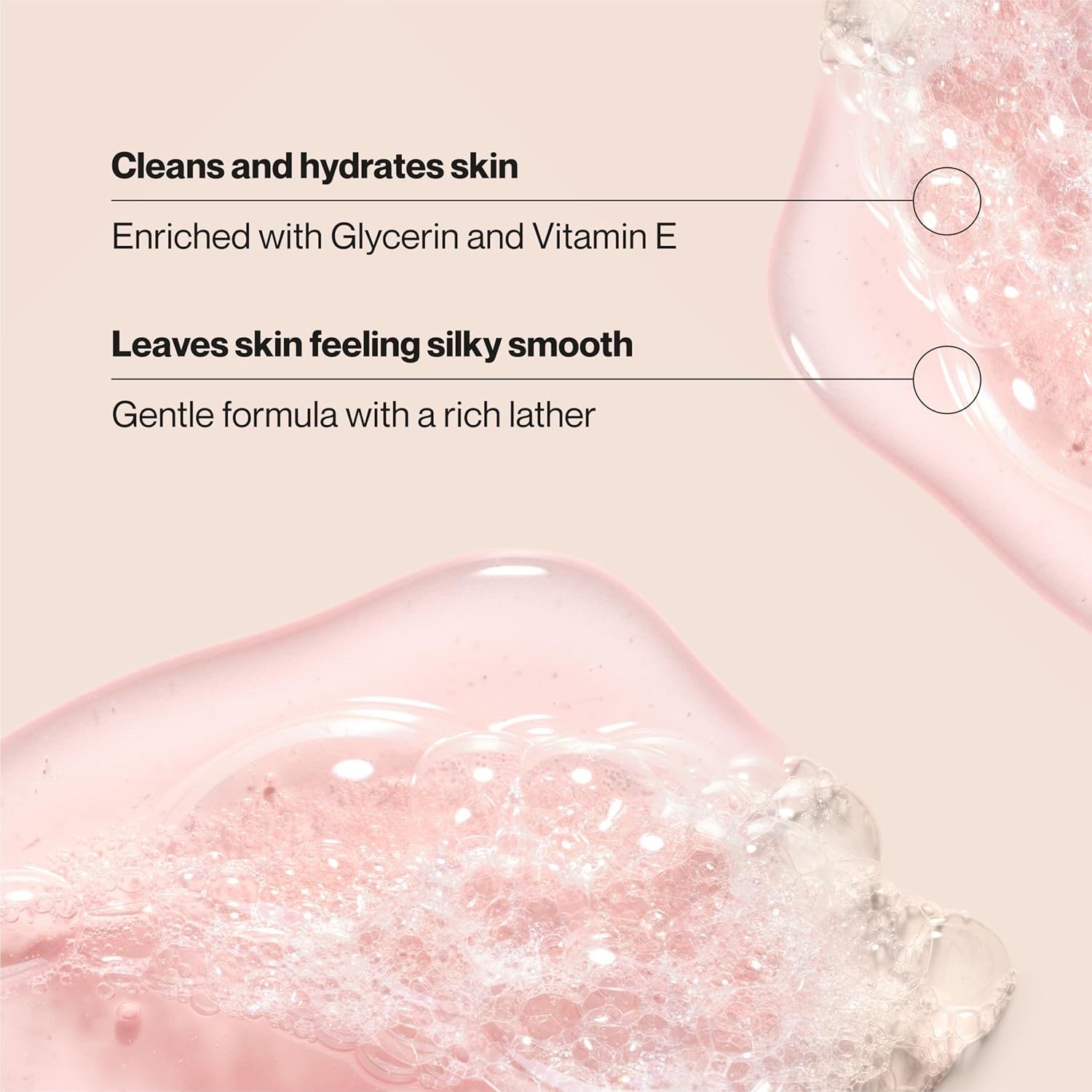 Suave Moisturizing Body Wash, with Wild Cherry Blossom and Vitamin E Extract, No Parabens, No Phtahaltes, 18 Oz Pack of 6