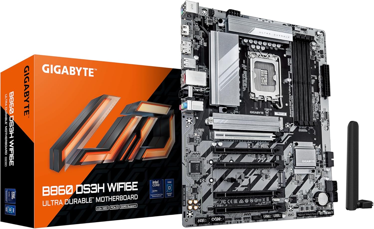 GIGABYTE B860 DS3H WIFI6E Intel LGA1851 ATX ULTRA DURABLE Anakart