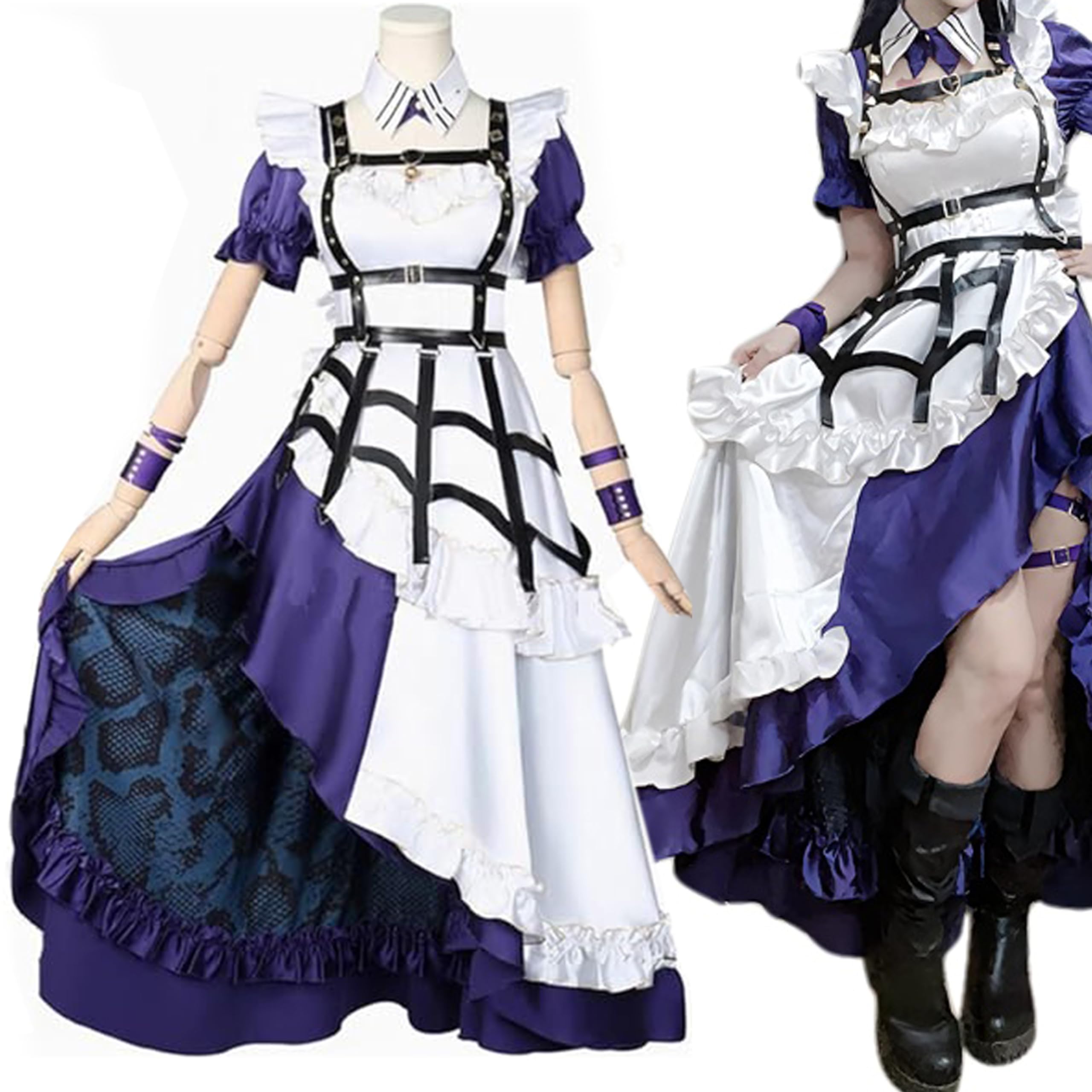 Amazon.co.jp: [青空COS]コスプレ衣装 狂蘭メロコ コスプレ 衣装