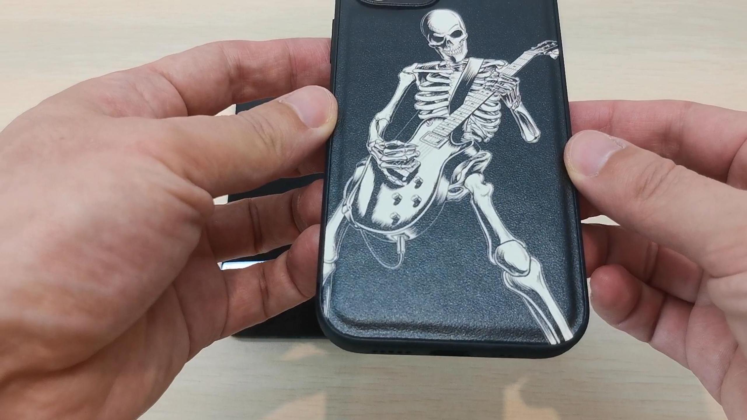 Skulliphonex① Amazon.com: X spirit Skull Case for iPhone 12, Skeleton