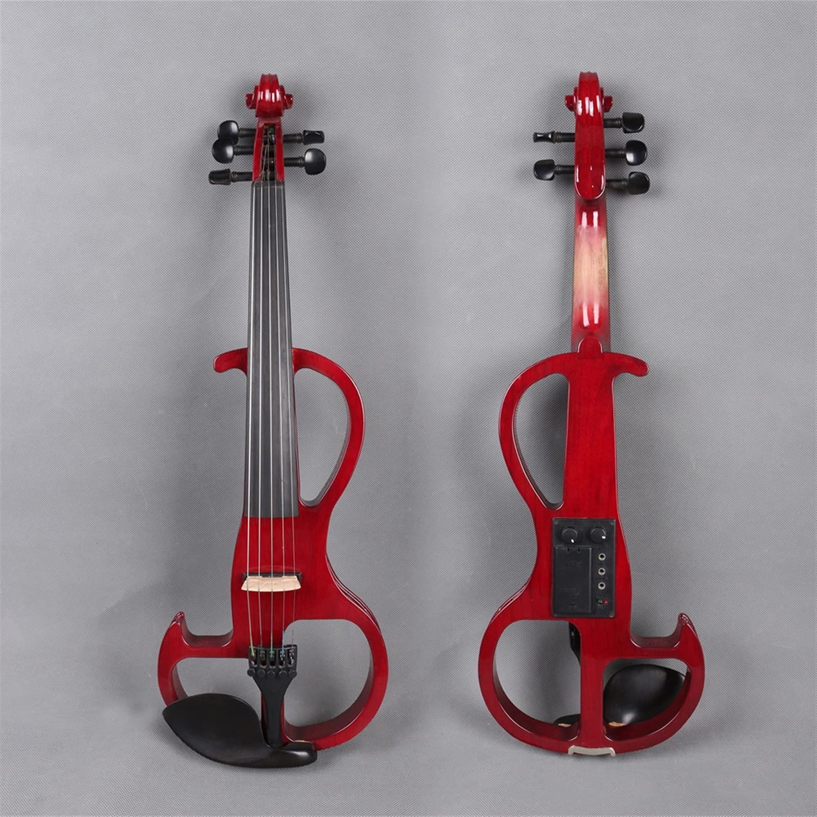 Skrzypce do wiolonczela 5 String Red Elektryczne ciało drewniane skrzypce skrzypce drewniane