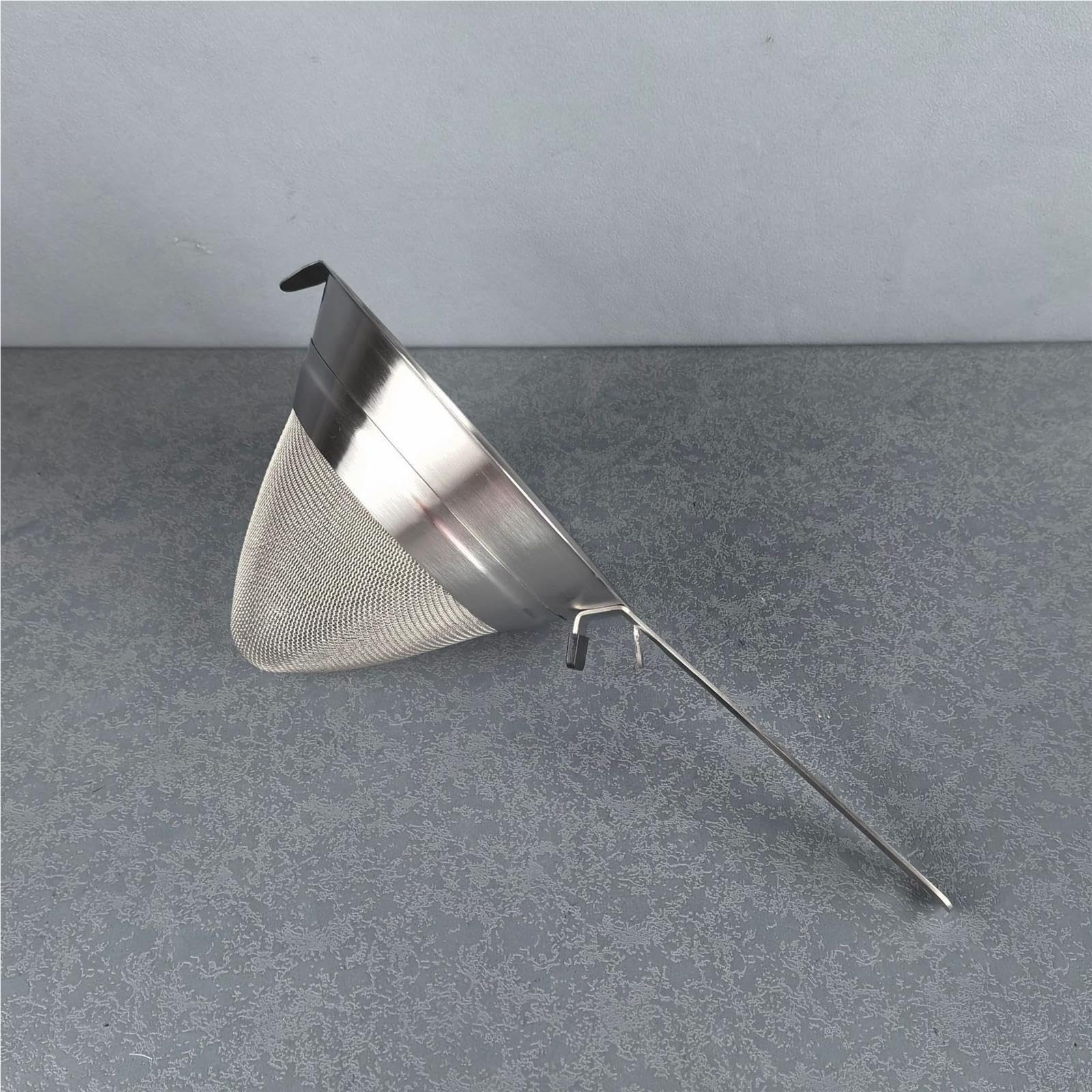 2 Filtros Cónicos De Acero Inoxidable para Drenar Pasta