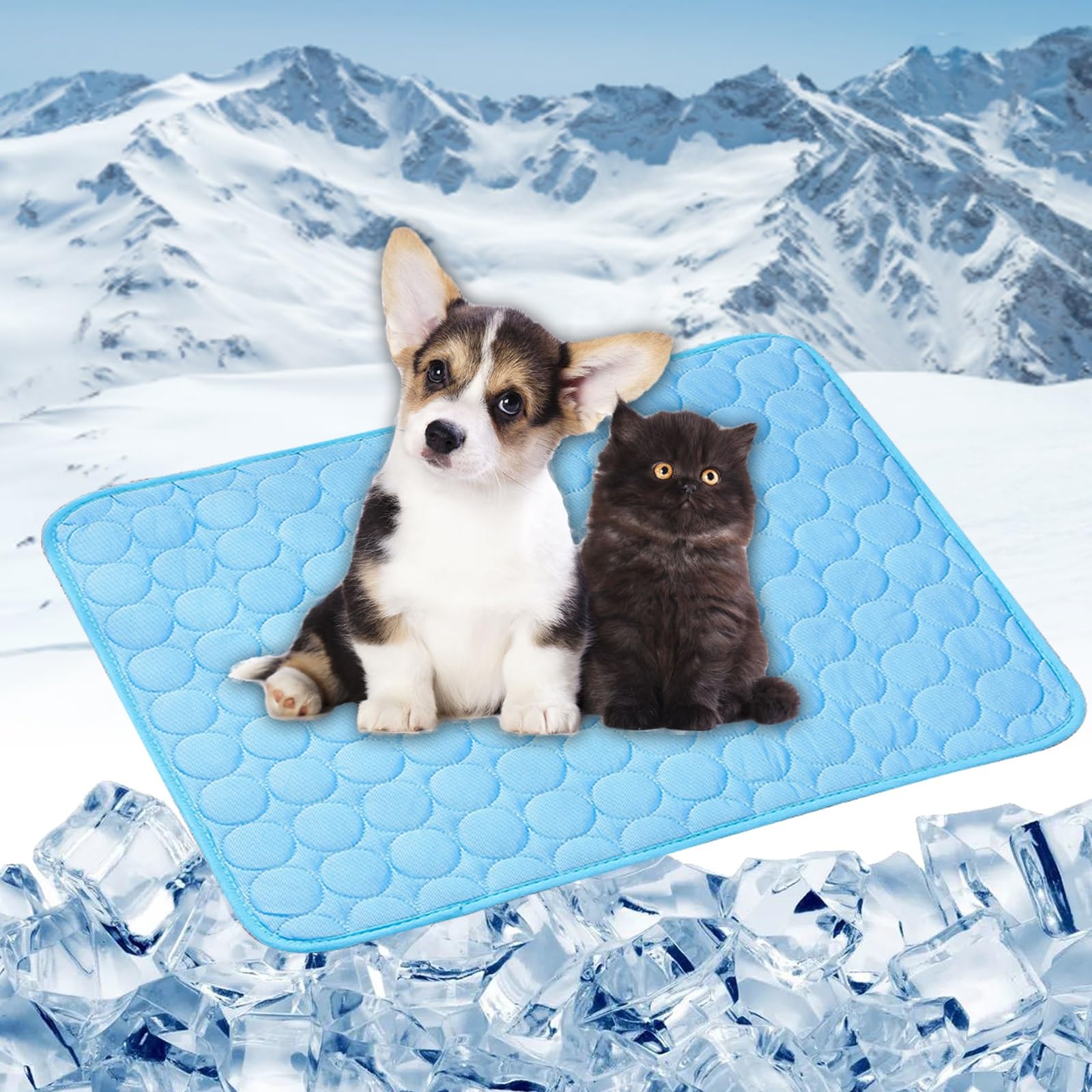 Tapis rafraîchissant pour animaux intérieur extérieur en été