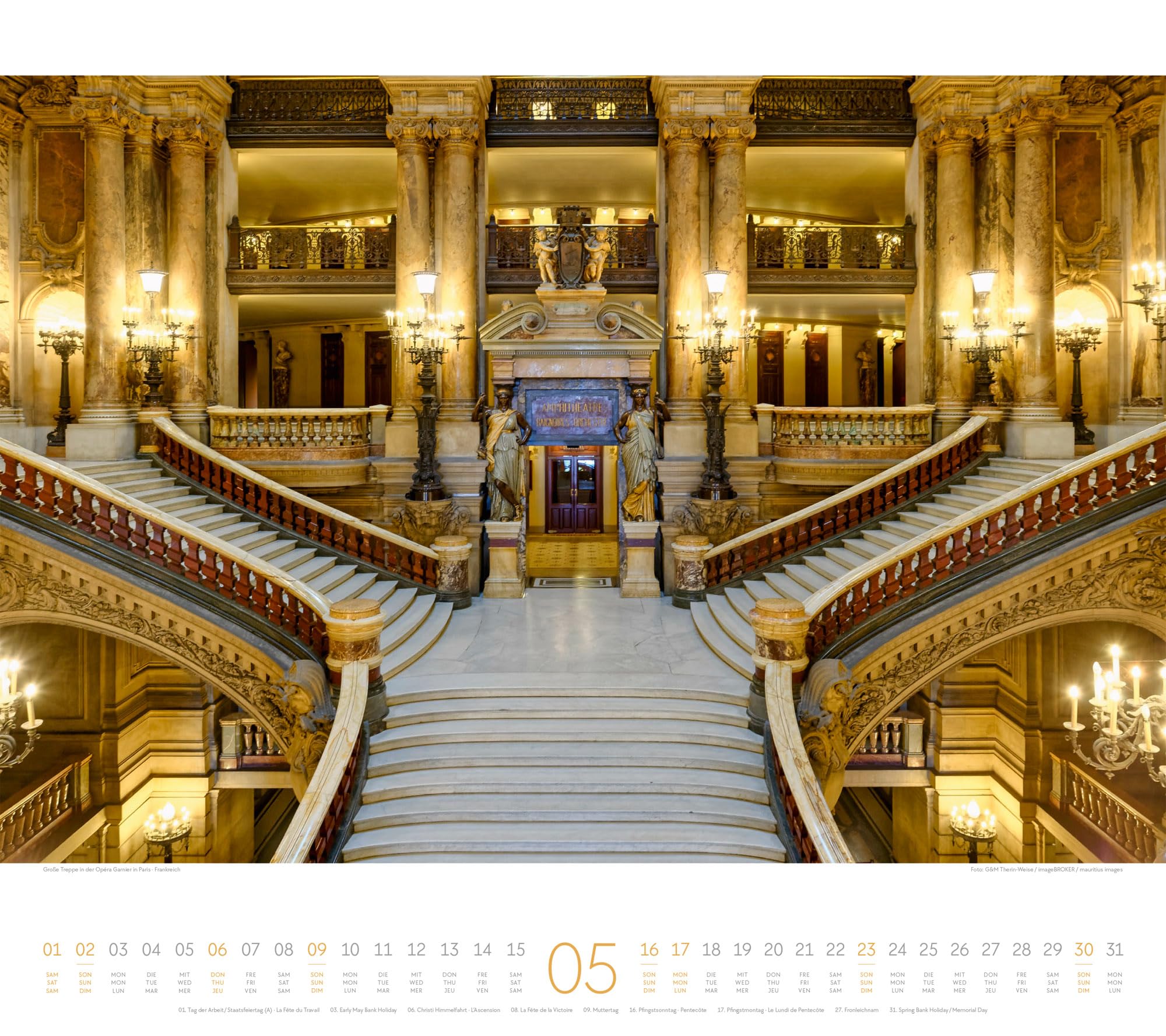 Treppen Kalender 2027 | Bildstarker Architektur-Kalender im großen Querformat (54x48 cm) | Architektonische Meisterwerke | Wendeltreppe