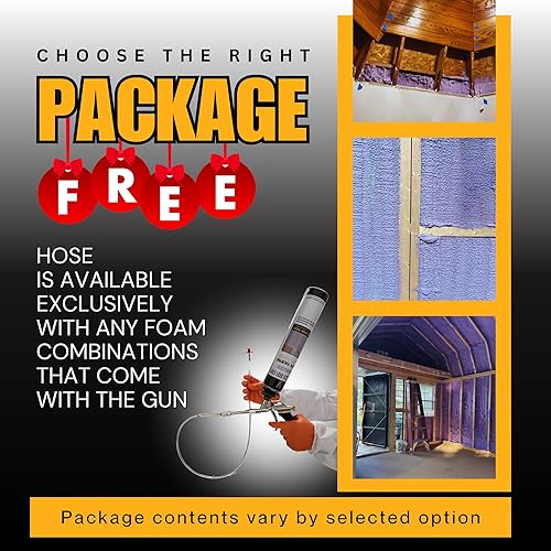 Miniatura 8 de Vega Bond SF001 Paquete completo de 12 unidades con traje, un solo componente premium, autoexpandible, espuma en aerosol de aislamiento de celdas