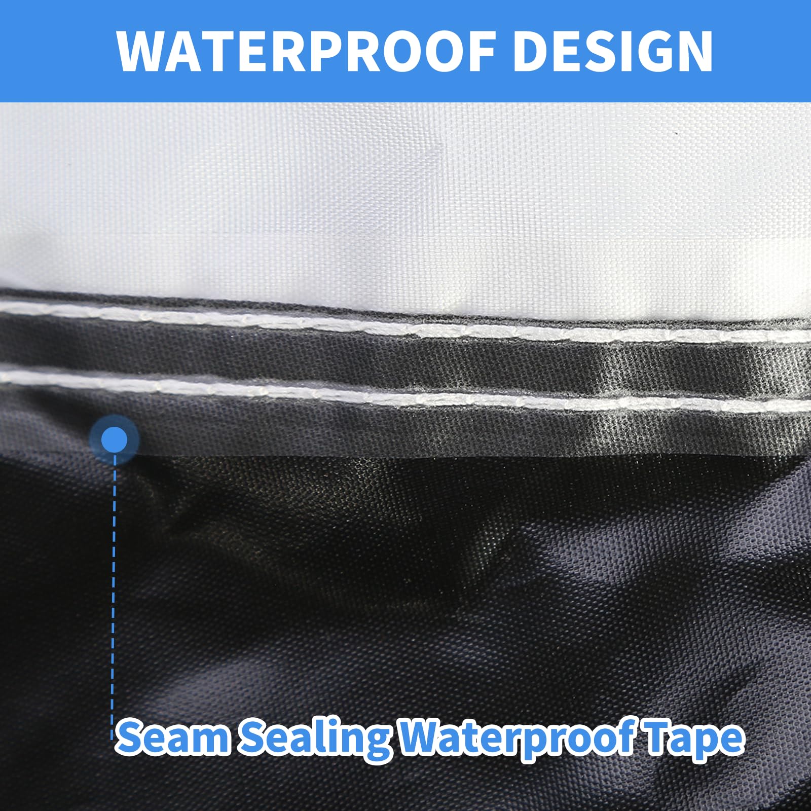 Coverado Car Cover Waterproof All Weather 210D Lightweight Full Exterior Covers Snow Wind Sun UV Protection Outdoor Car — view 7