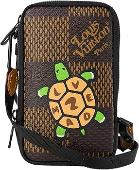 ルイ・ヴィトン ブラウンレザーポーチ 中古・古着通販】LOUIS VUITTON (ルイ ヴィトン) ポーチ