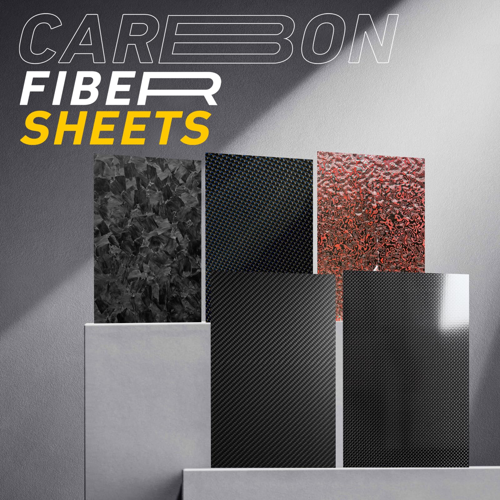 Genuine Carbon Fiber Sheet - Lightweight & Strong -7