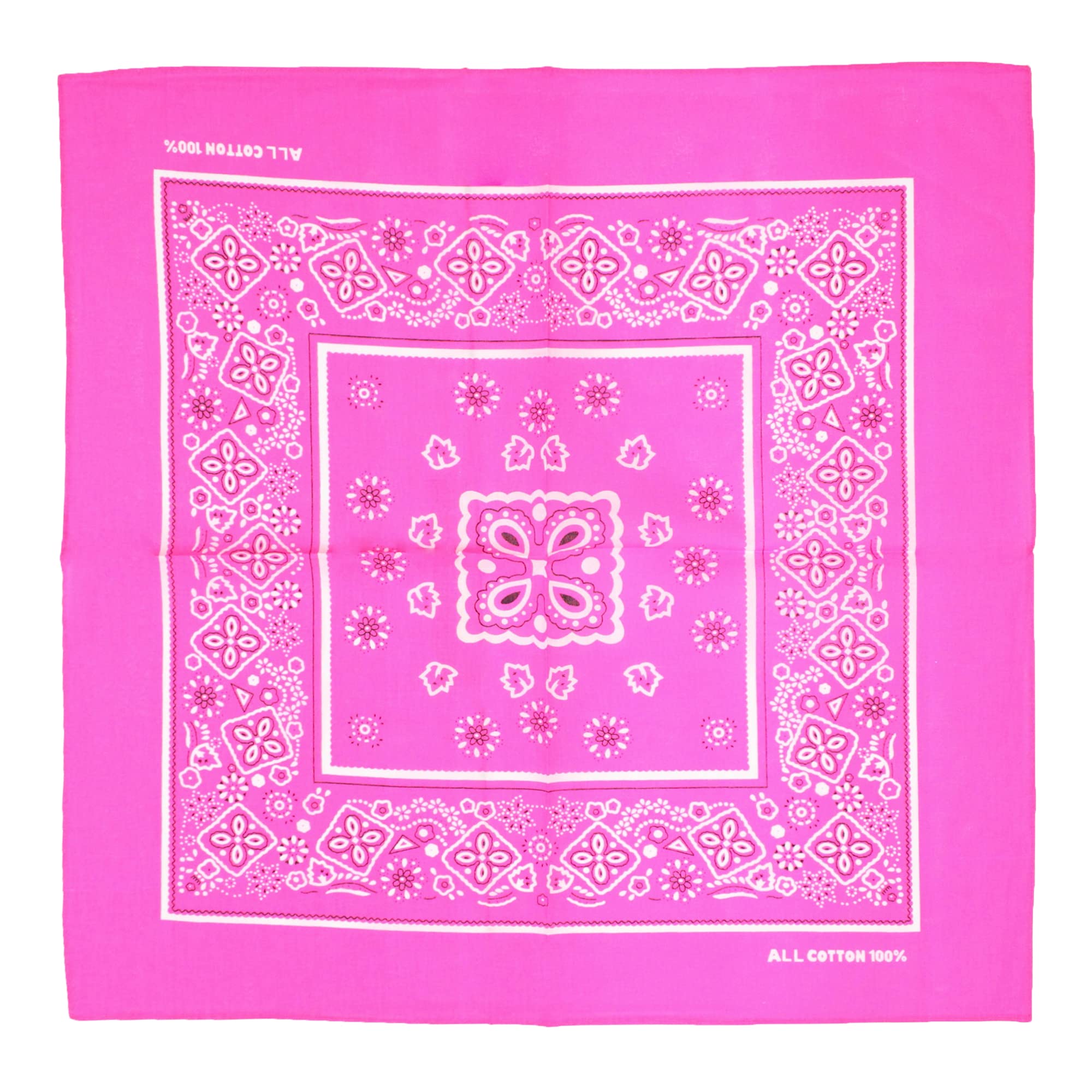 Zac's Alter Ego Retro Vintage Style Cowboy Paisley Bandana/Neckerchief/Durag