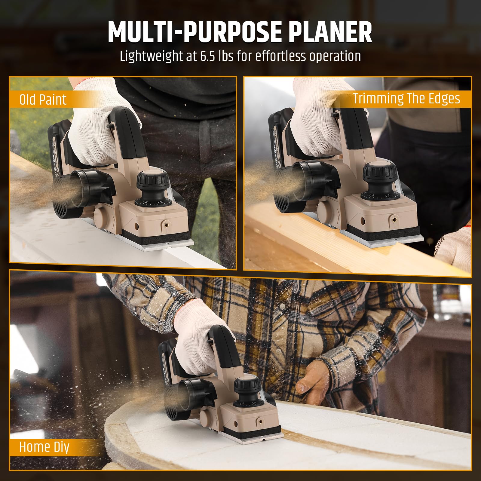 Cordless Hand Planer - Makita Compatible -6 Cordless Hand Planer - Makita Compatible -6