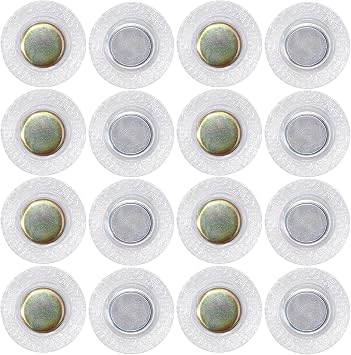 8Sets Hidden Magnetic Snap,Invisible Magnets Sew in PVC for Thin Fabrics