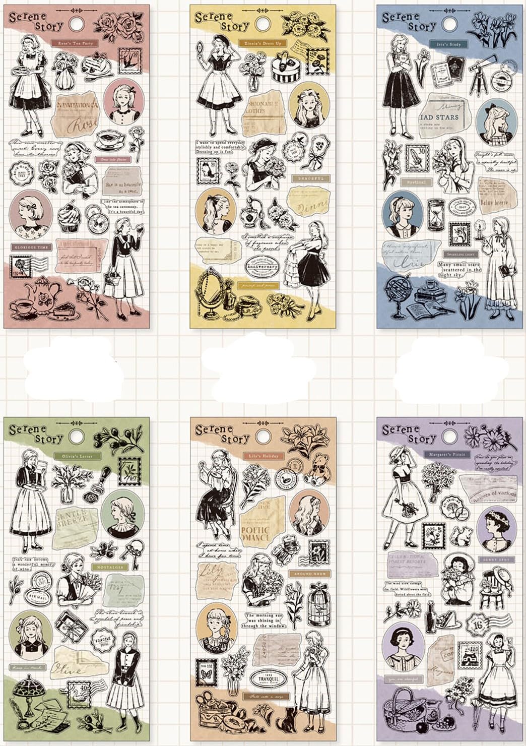 Amazon | シール セリーンストーリーステッカー miw_82065_82070