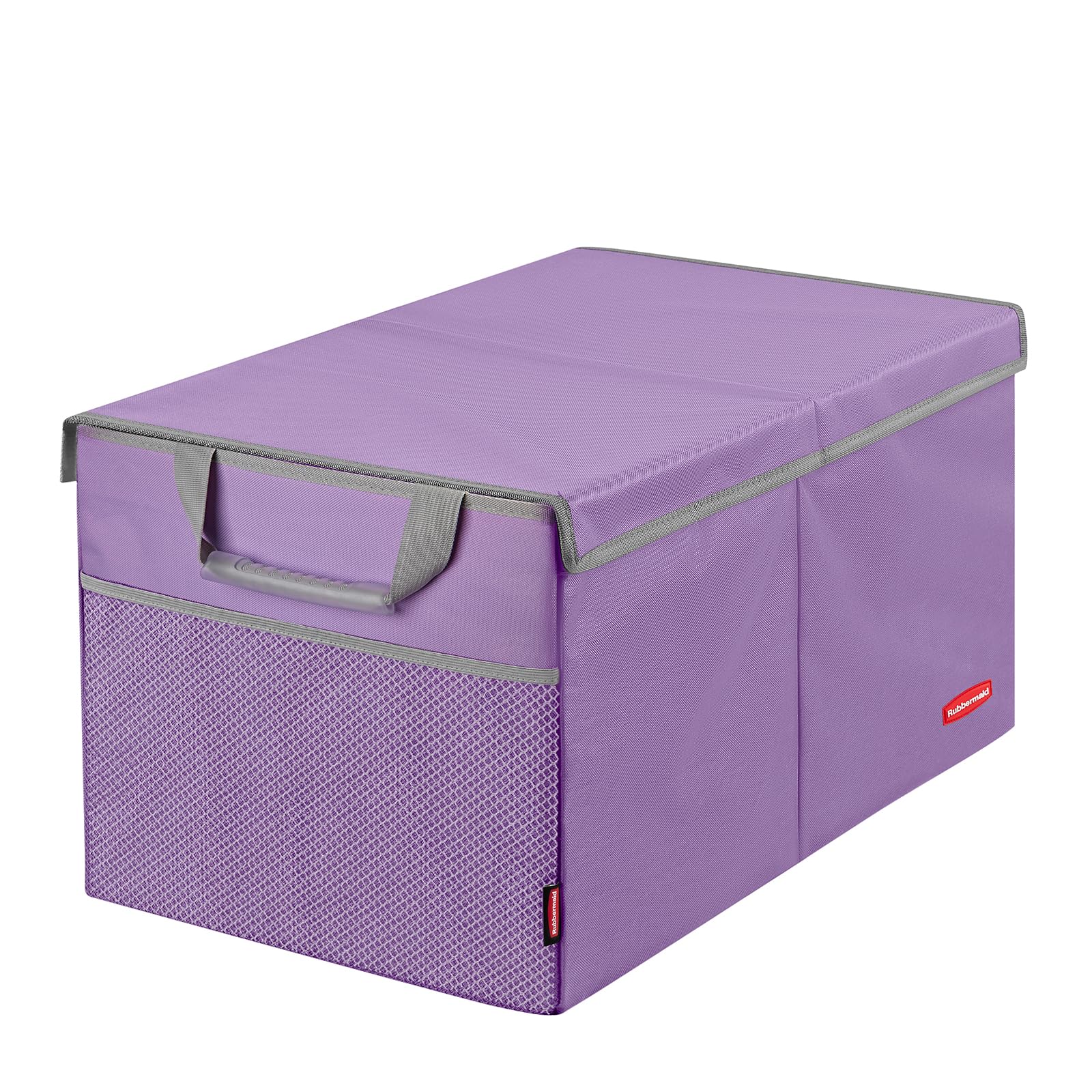 Rubbermaid Car Organizer, Collapsible Trunk Organizer, Multi-Compartment Car Storage Organization for Car Accessories, 2 Compartments With Cover,