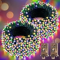 Vista 13 de Hezbjiti Luces de Cadena Navideñas LED de 1000 LED 403 Pies para Exteriores, 8 Modos de Iluminación IP44 Luces de Hadas Impermeables