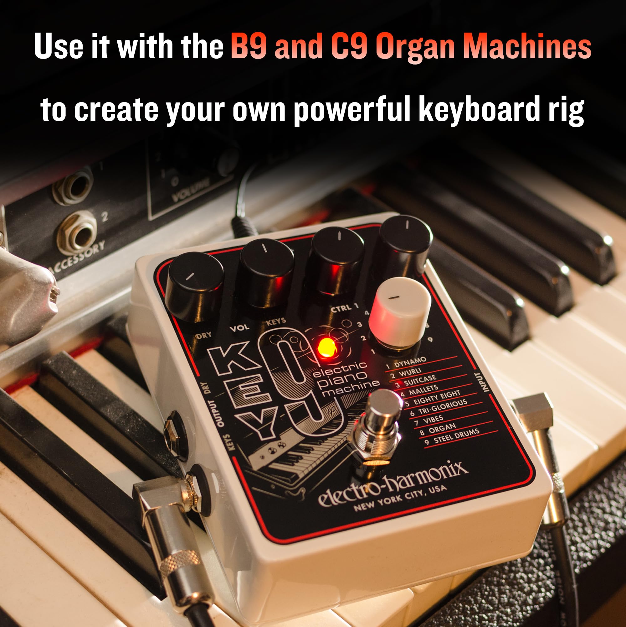 Electro-Harmonix KEY9 Electric Piano Machine Pedal