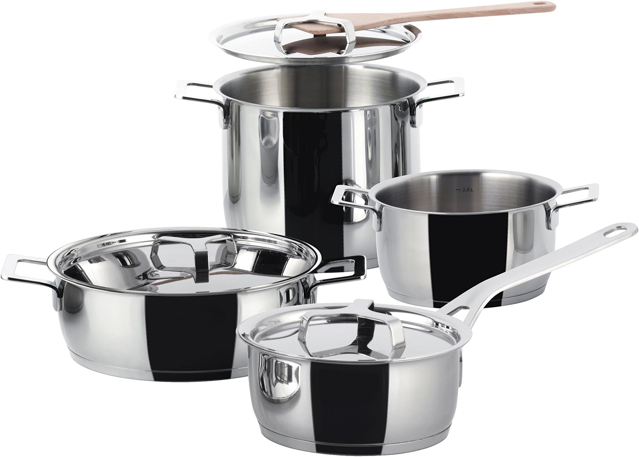 9-Piece Pots and Pans Set, Silver