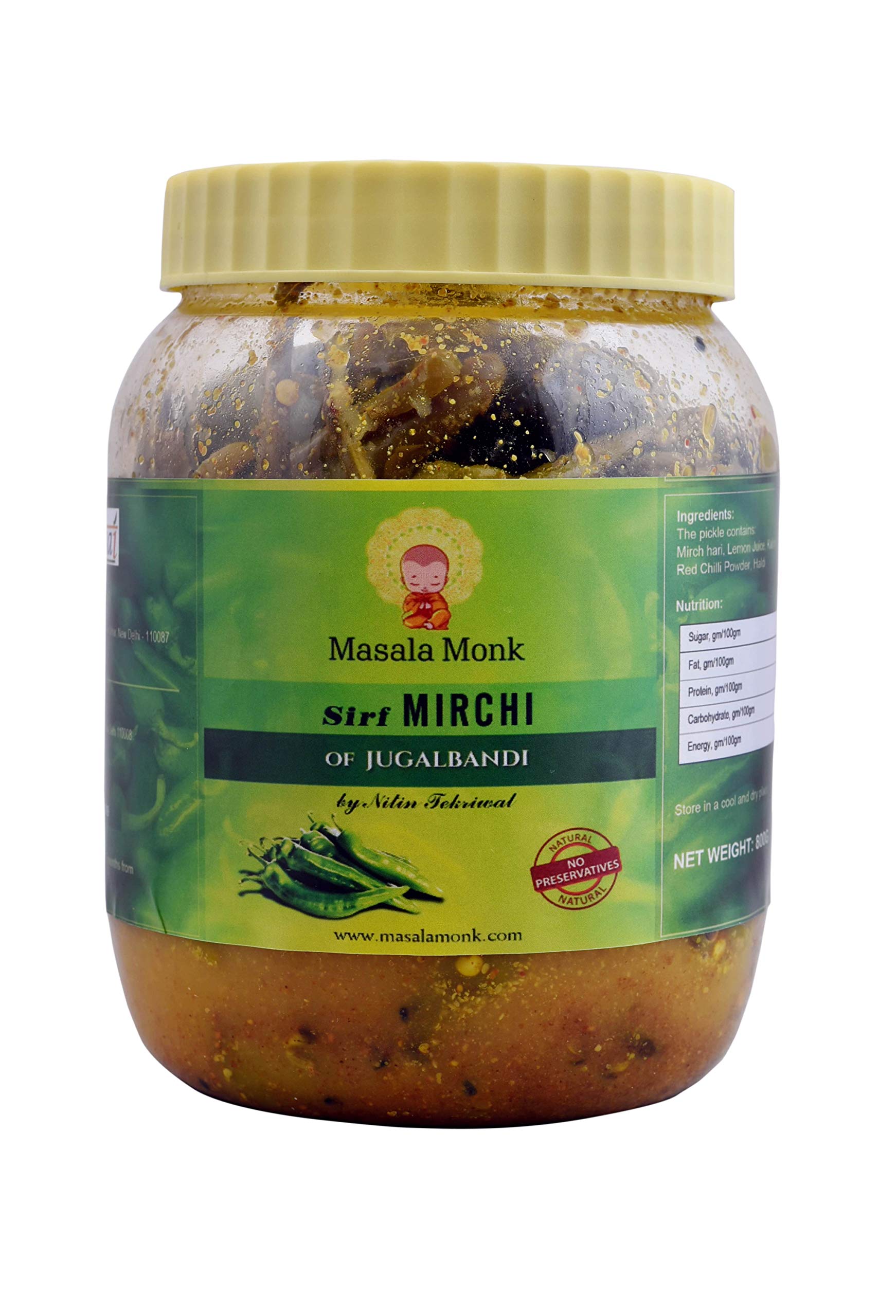 MASALA MONK Chilli Pickle_SirfMirchi(800g)