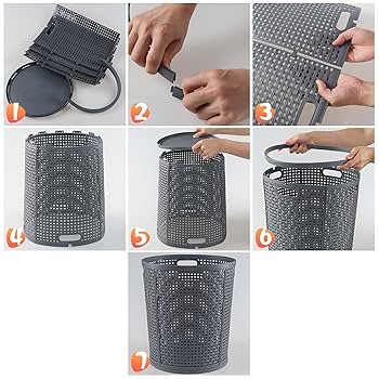 Amazon｜Ponpong 40L プラスチックランドリーストレージ