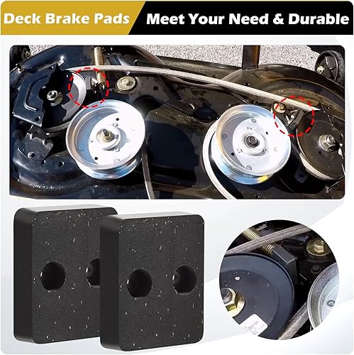 Miniatura 4 de 761-05007 Pastilla de freno de cubierta para Cub Cadet XT1-LT42, XT1-LT42 C, XT1-LT46, XT2-LX42, XT2-LX42 FAB CC C 600 (paquete de 2)