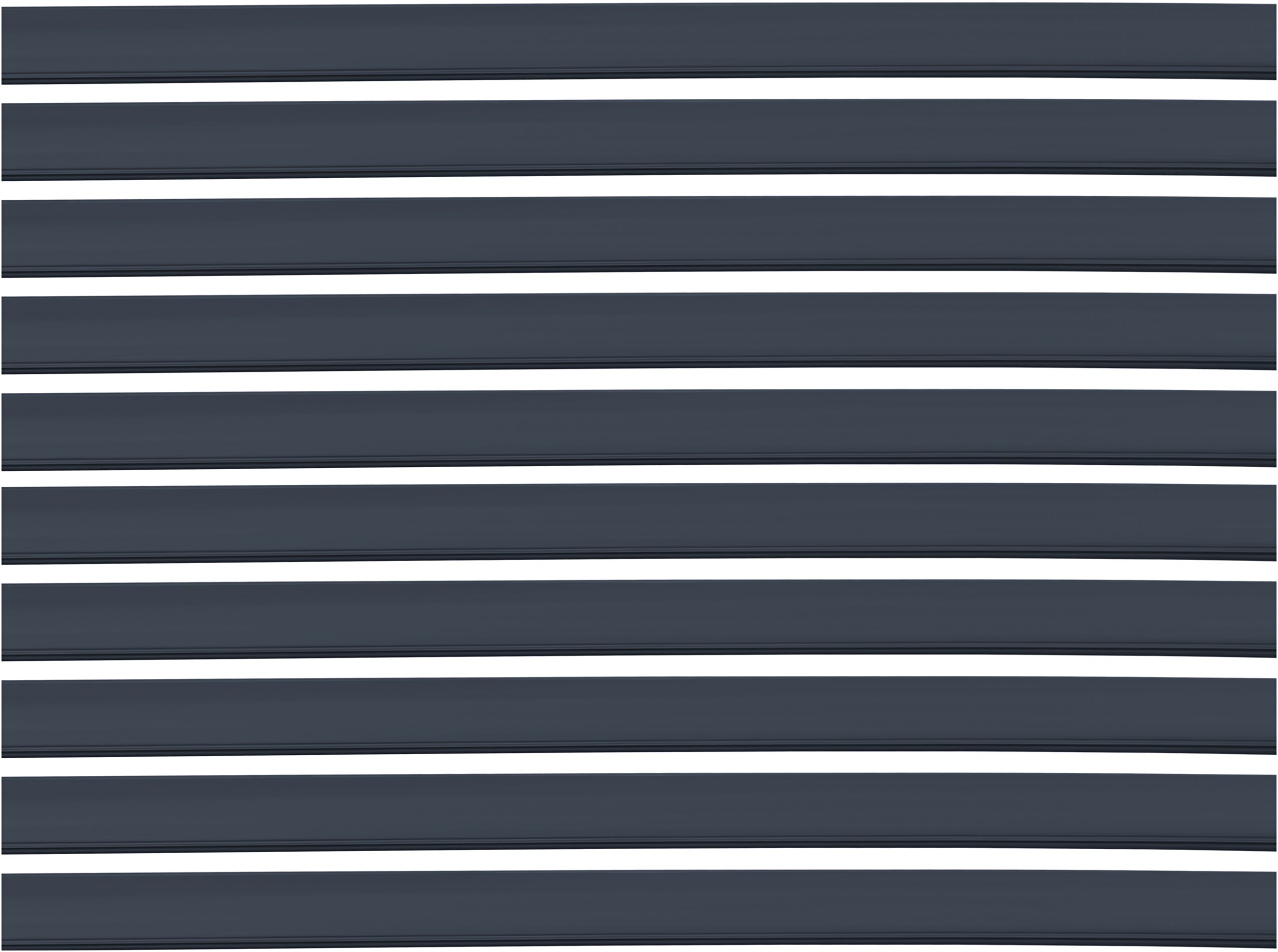 LEWI 11024 Ersatzwischergummi Soft 45 cm Länge 1 Packung mit 10 Wischergummis