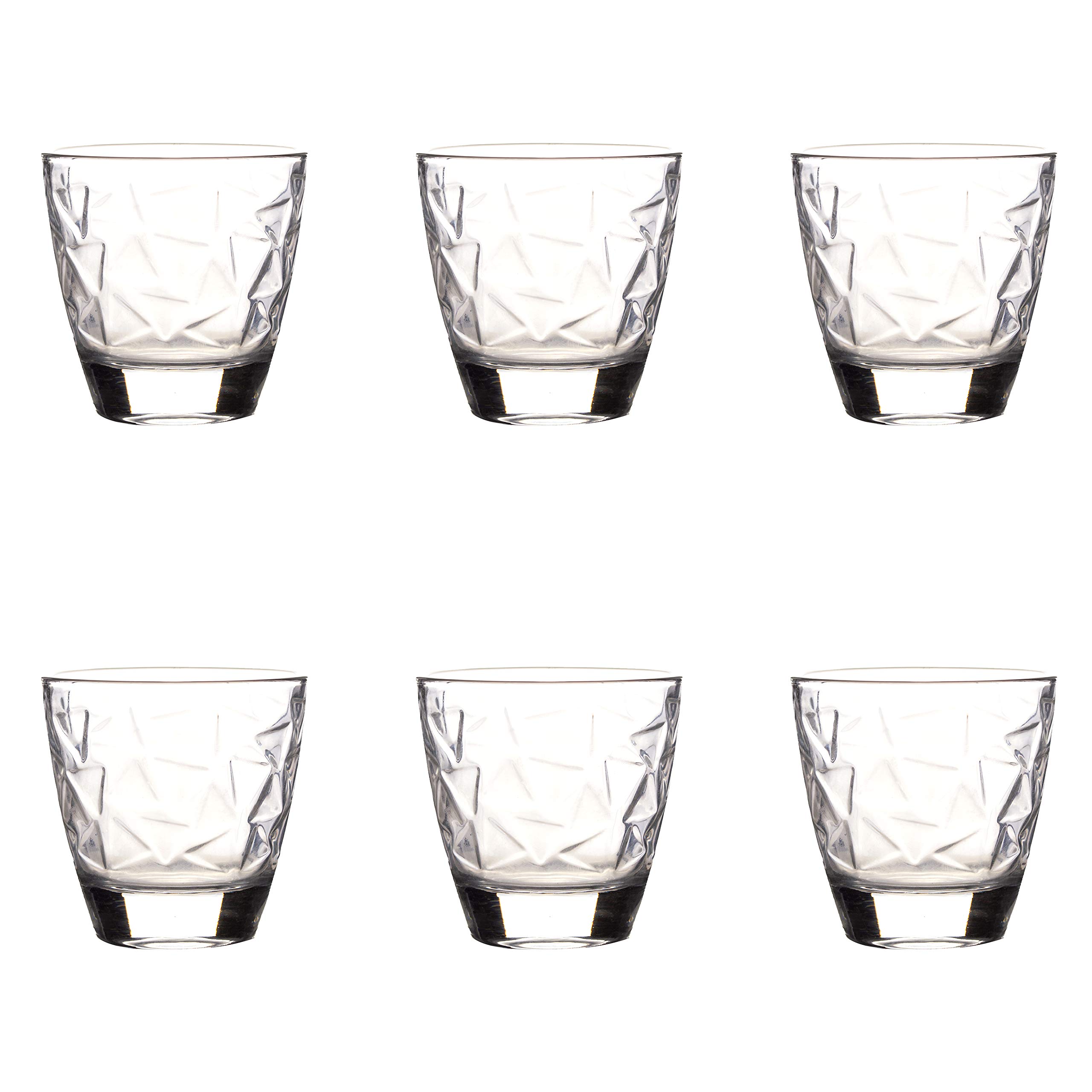 Buy LITTLE BUDDY Crystal Clear Glass Water 6 Pcs Juice Cold Drink