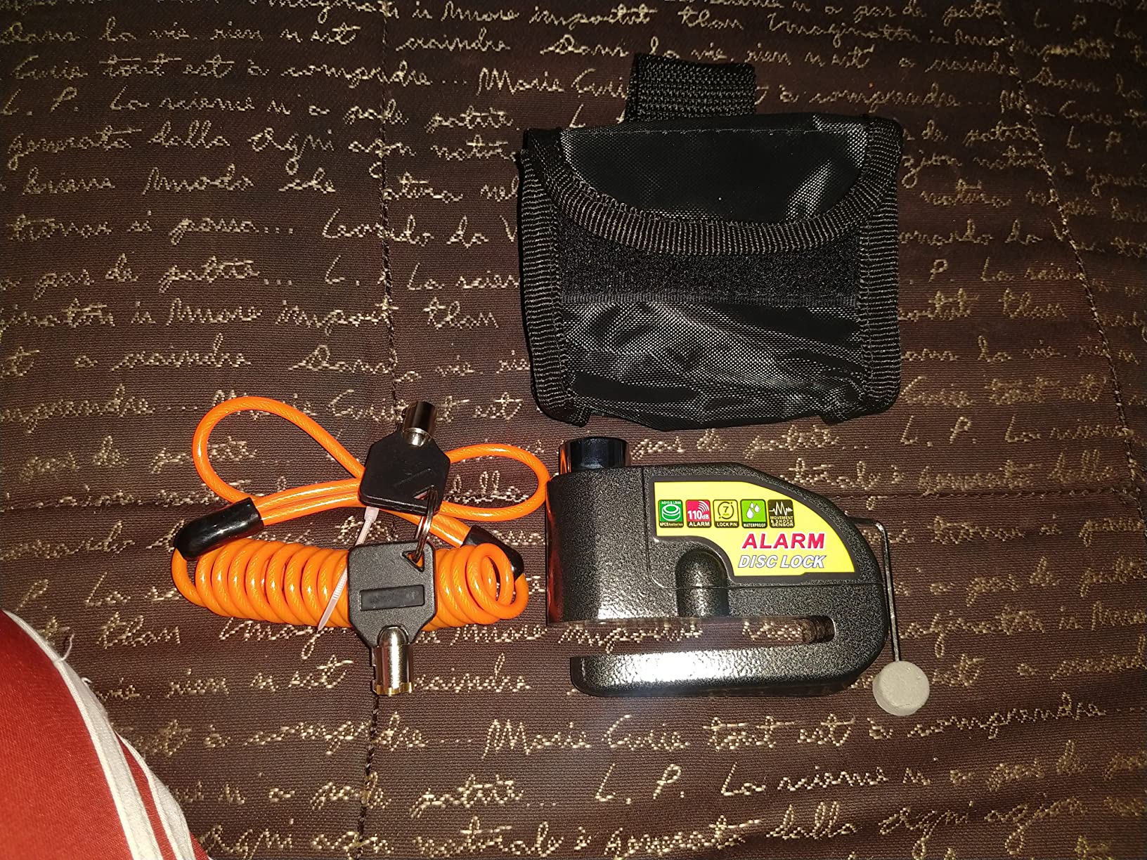 Candado de Alarma para Motocicleta con Alarma de Alta Calidad, Candado ...