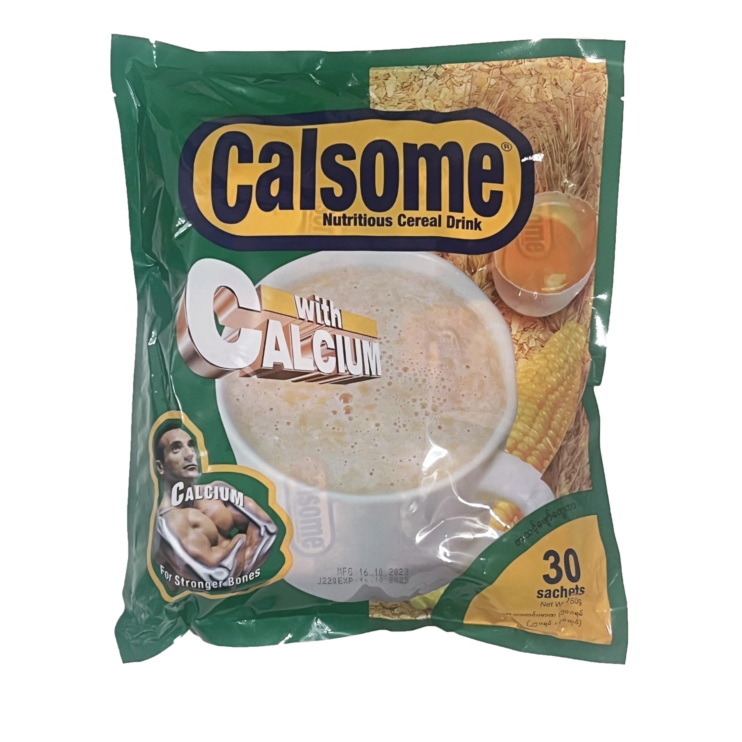 Calsome Nutritious Cereal Drink (3 in1 Instant) 25g x 30 Saches (750g)