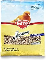 Vista 4 de Kaytee Alimento para pájaros supremo para canarios, bolsa de 2 libras