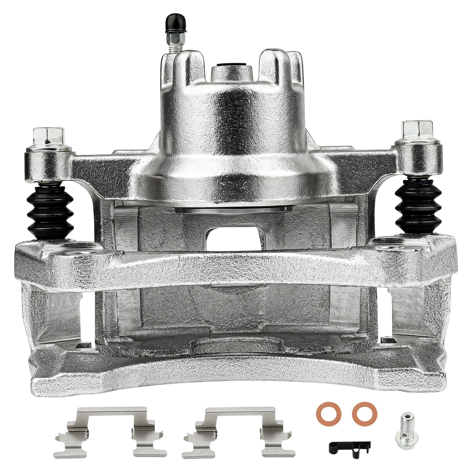 SCITOO Front Left Brake Caliper With Bracket 18B5032 Compatible For Chrysler 0 /Sebring, For Dodge Avenger 08-14 For Dodge Caliber 07-12 For Jeep Compass 07-17 For Jeep Patriot 07-17