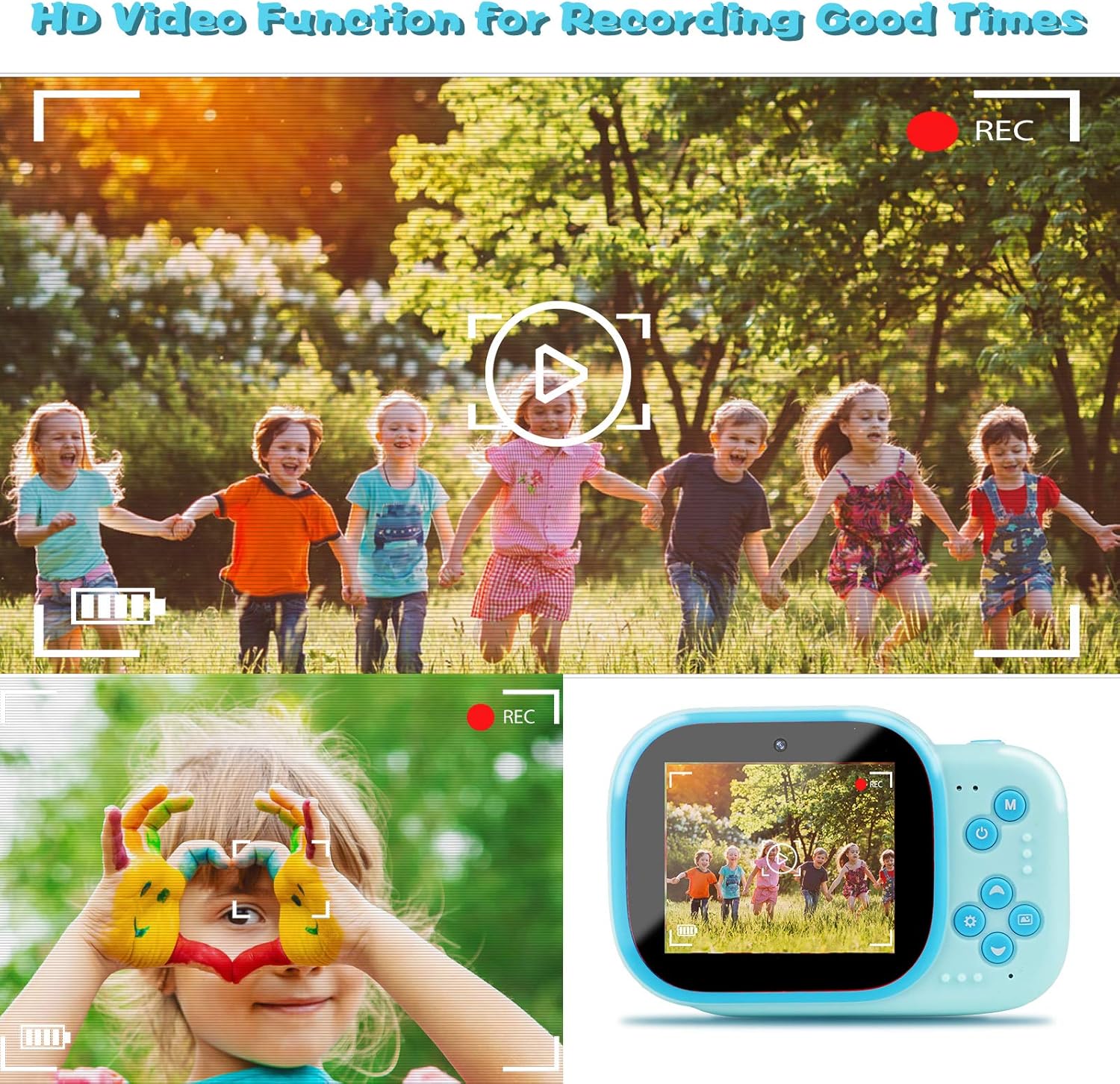 🔥 Cashback up to 70% Instant Print Camera for Kids, Upgraded Kids Selfie HD Video Camera, Zero Ink Printing Digital Camera with 4 Rolls Print Paper, 1000 mAh, Dual Lens, Ideal Toy Gifts for Girls and Boys