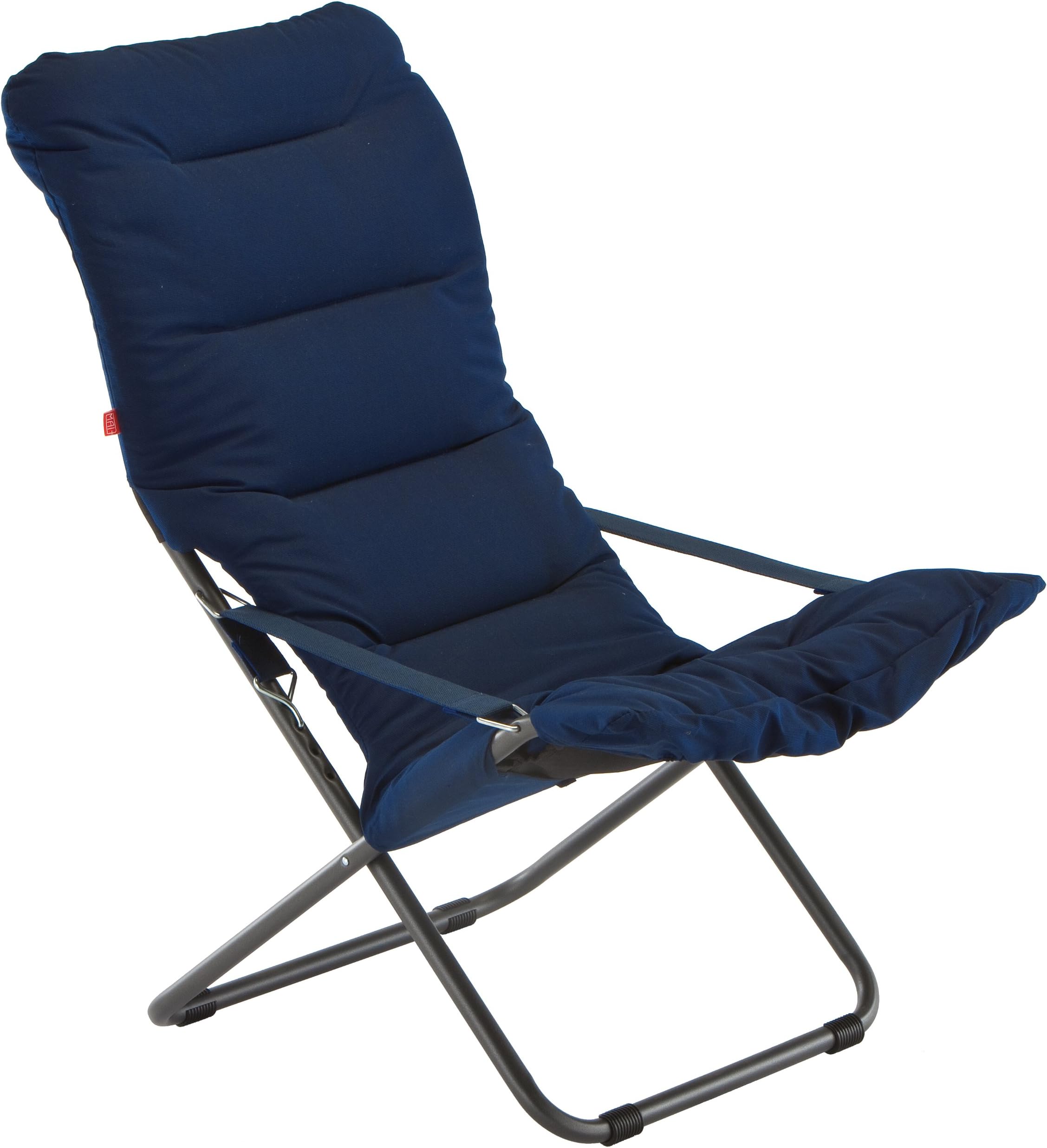 Fiam Fiesta Soft Folding Outdoor Armchair, Navy (Missing One Non-Slip Feet) B