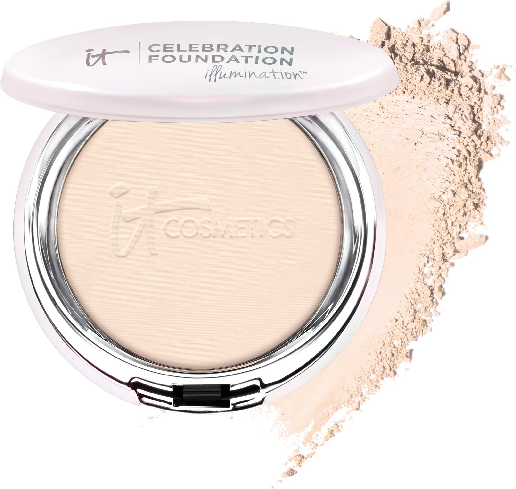 Celebration Foundation Illumination - Full-Coverage, Anti-Aging Powder Foundation - Blurs Pores, Wrinkles & Imperfections - 0.3 oz