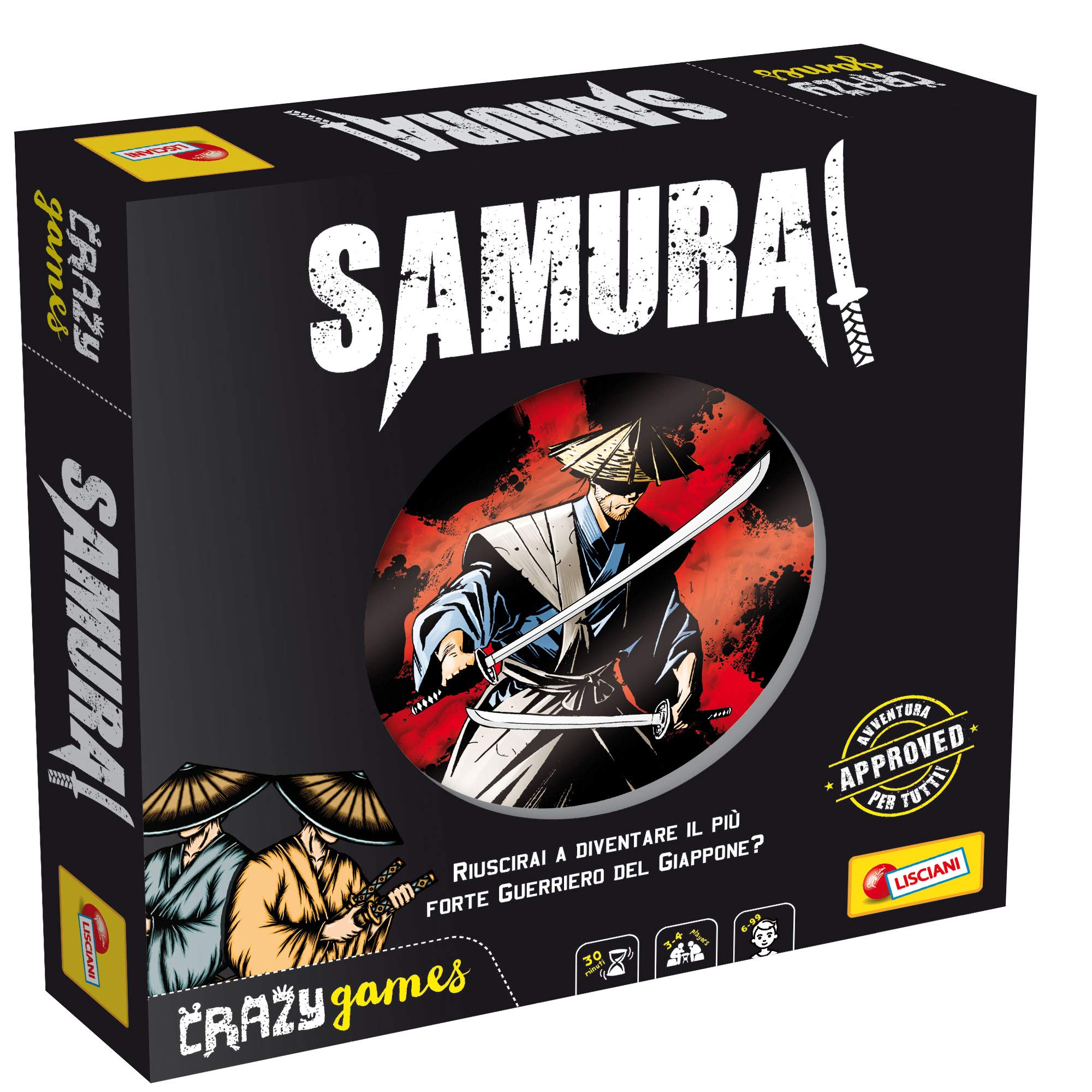 Liscianigiochi Crazy Games Samurai Gioco di società, Multicolore, 86375