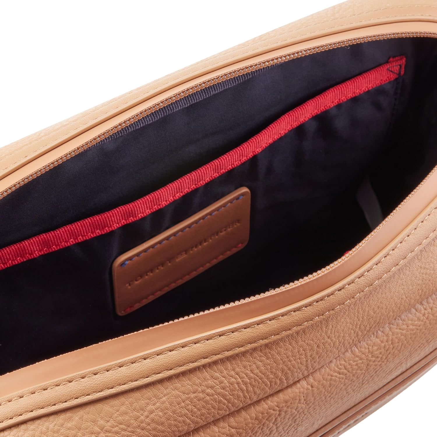 Tommy Hilfiger Mens Leo Crossbody Bag, Basket Brown