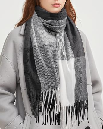 Winter Scarfs for Women, Womens Scarf Fashion Scarf Plaid for Winter