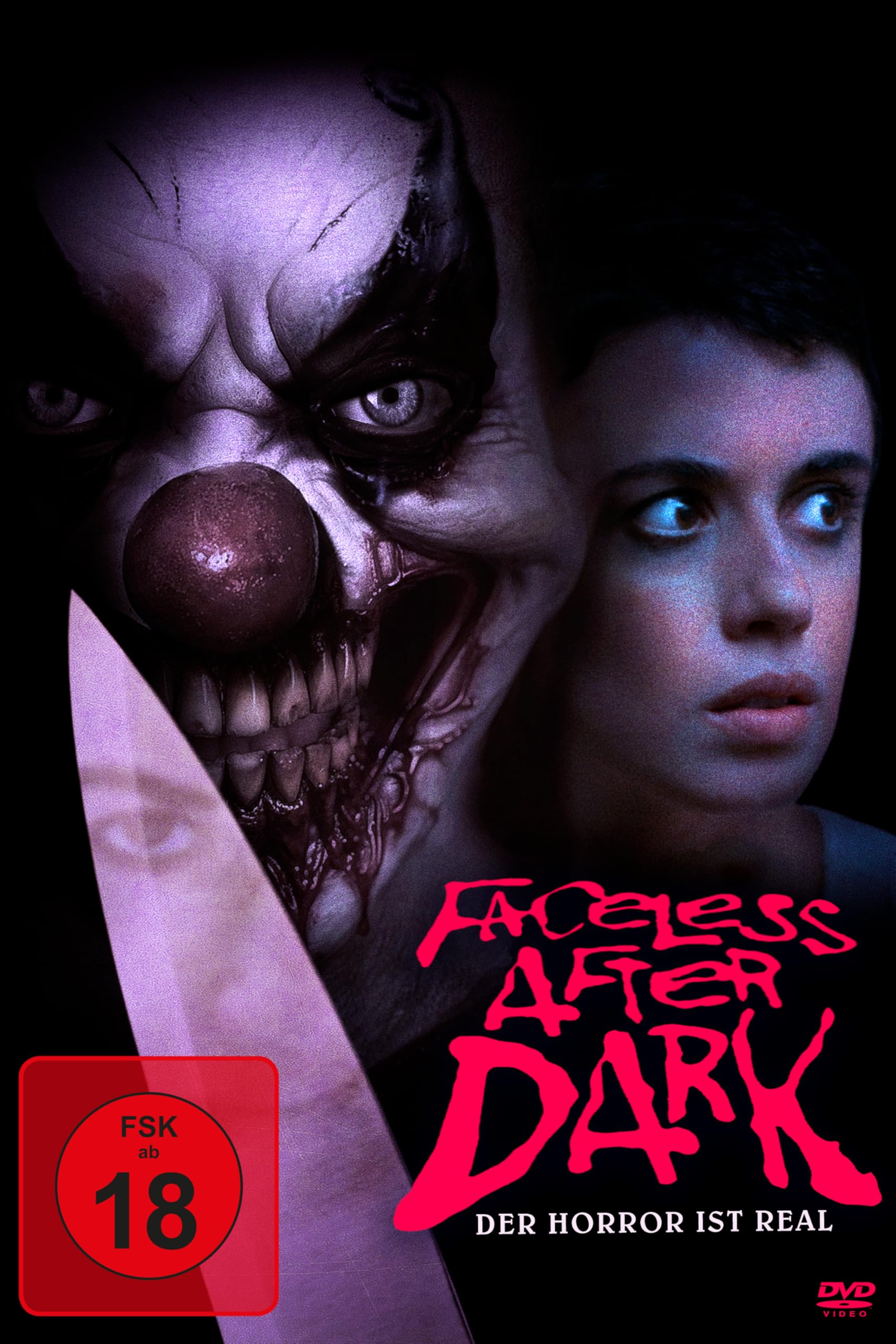 Faceless After Dark DVD para maratón de cine de terror de noche con amigos en casa