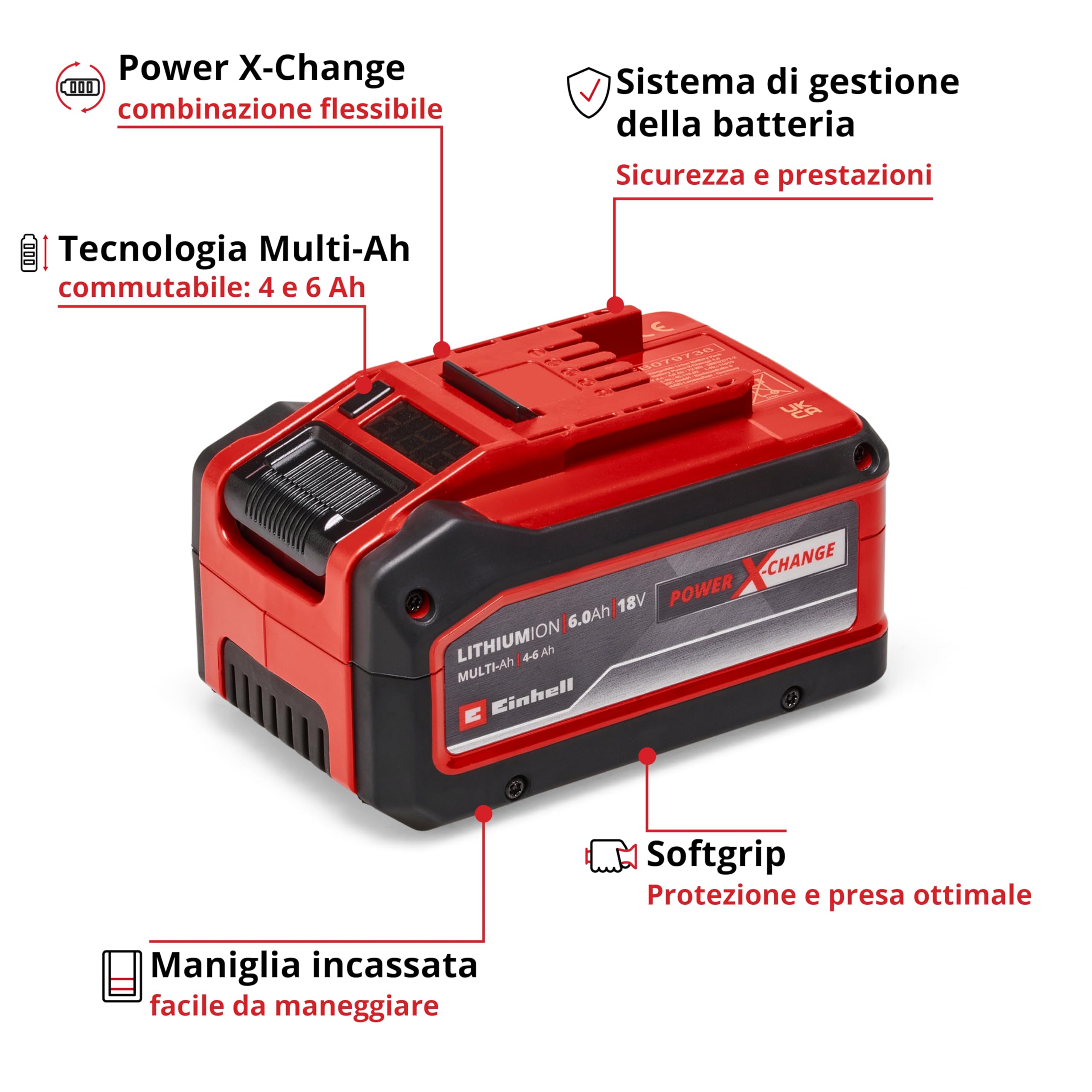 BATERIA REPUESTO 18V 4-6 Ah Multi-Ah PXC Plus