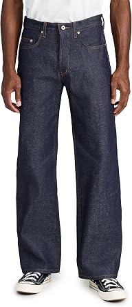Naked & Famous Denim Mens Strong Guy Dirty Fade Selvedge Jeans