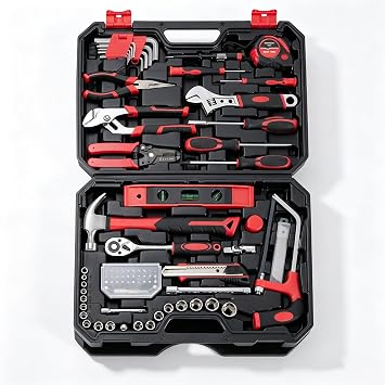 330-Piece Tool Kit Set for Home Dorm Repair with Pull-Out Drawer