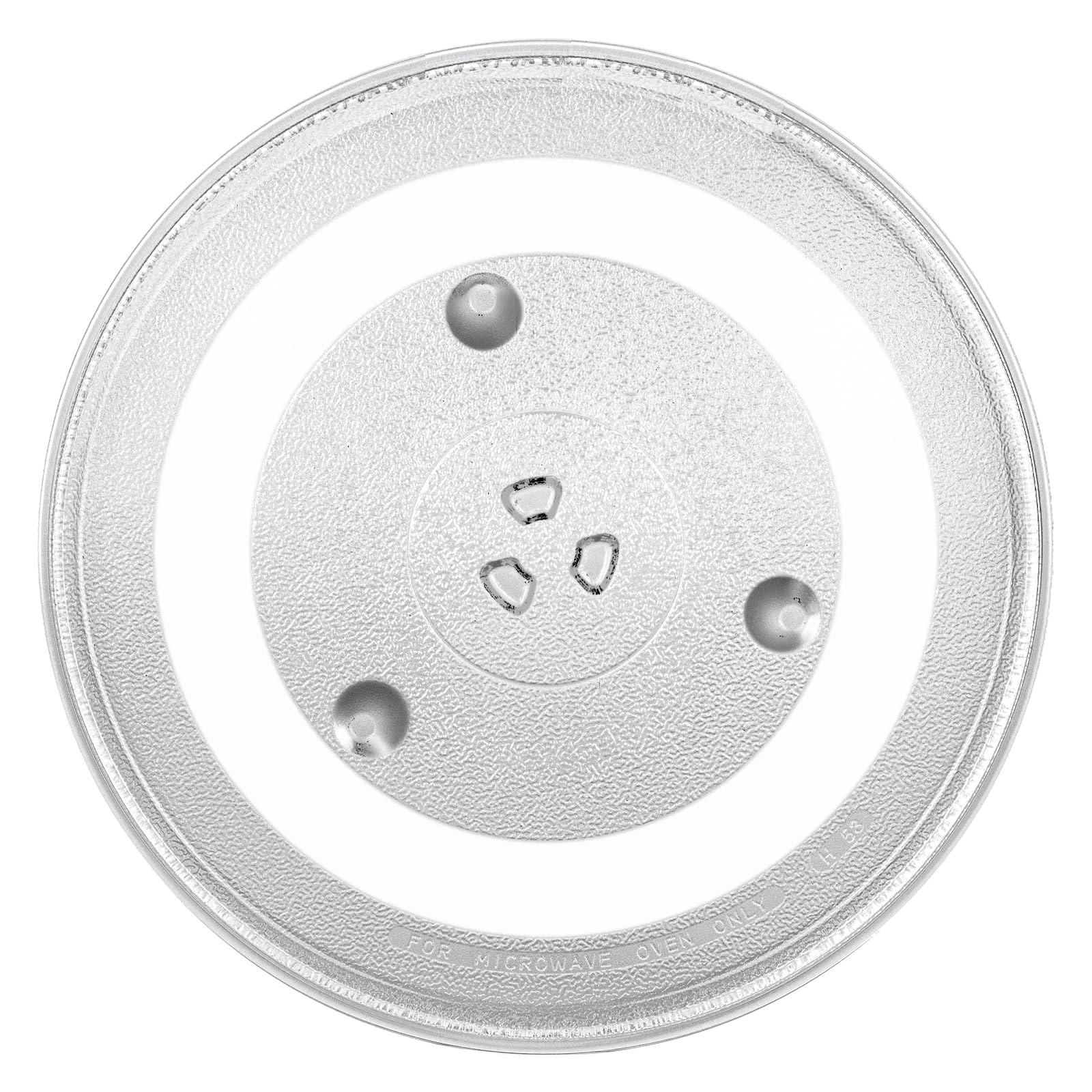 12.4" Microwave Plate Replacement-Microwave Glass Turntable Plate for Panasonic etc.12-2/5" Microwave Plate Parts Tray Replacement Dishwasher Safe
