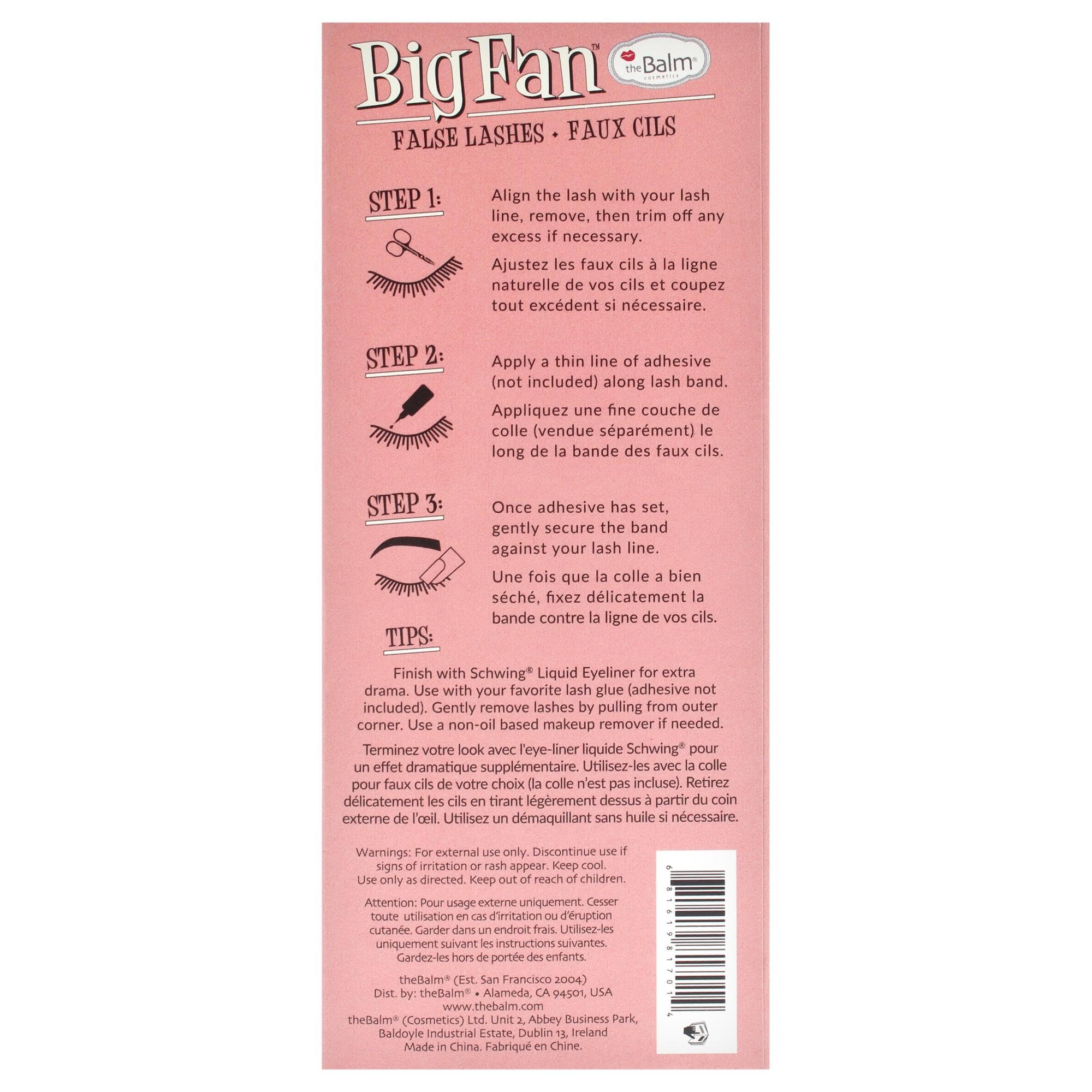 theBalm Big Fan False Eyelashes