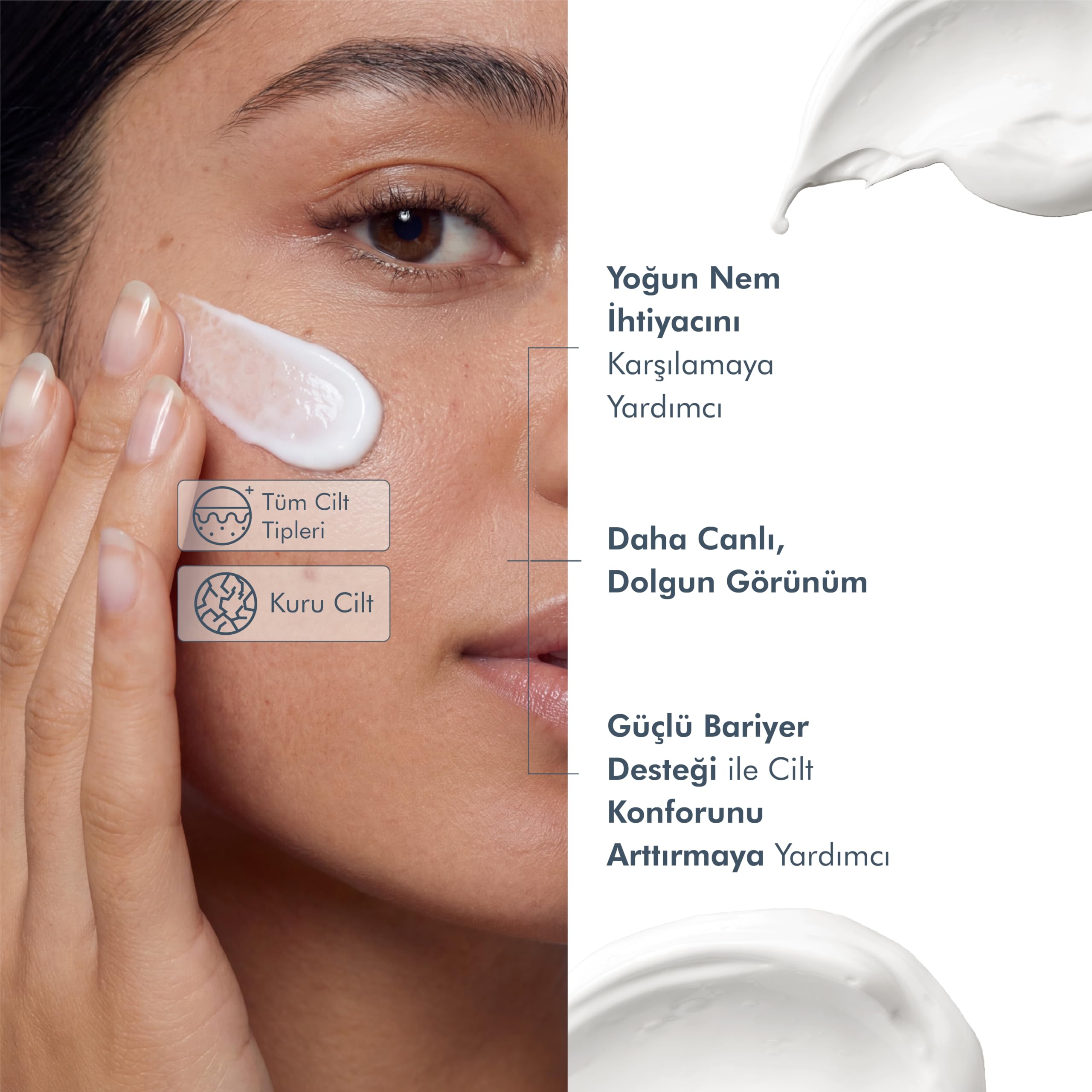The Purest Solutions, 24 Saat Etkili Günlük Yoğun Nemlendirici Cilt Bakım Kremi 50 ml