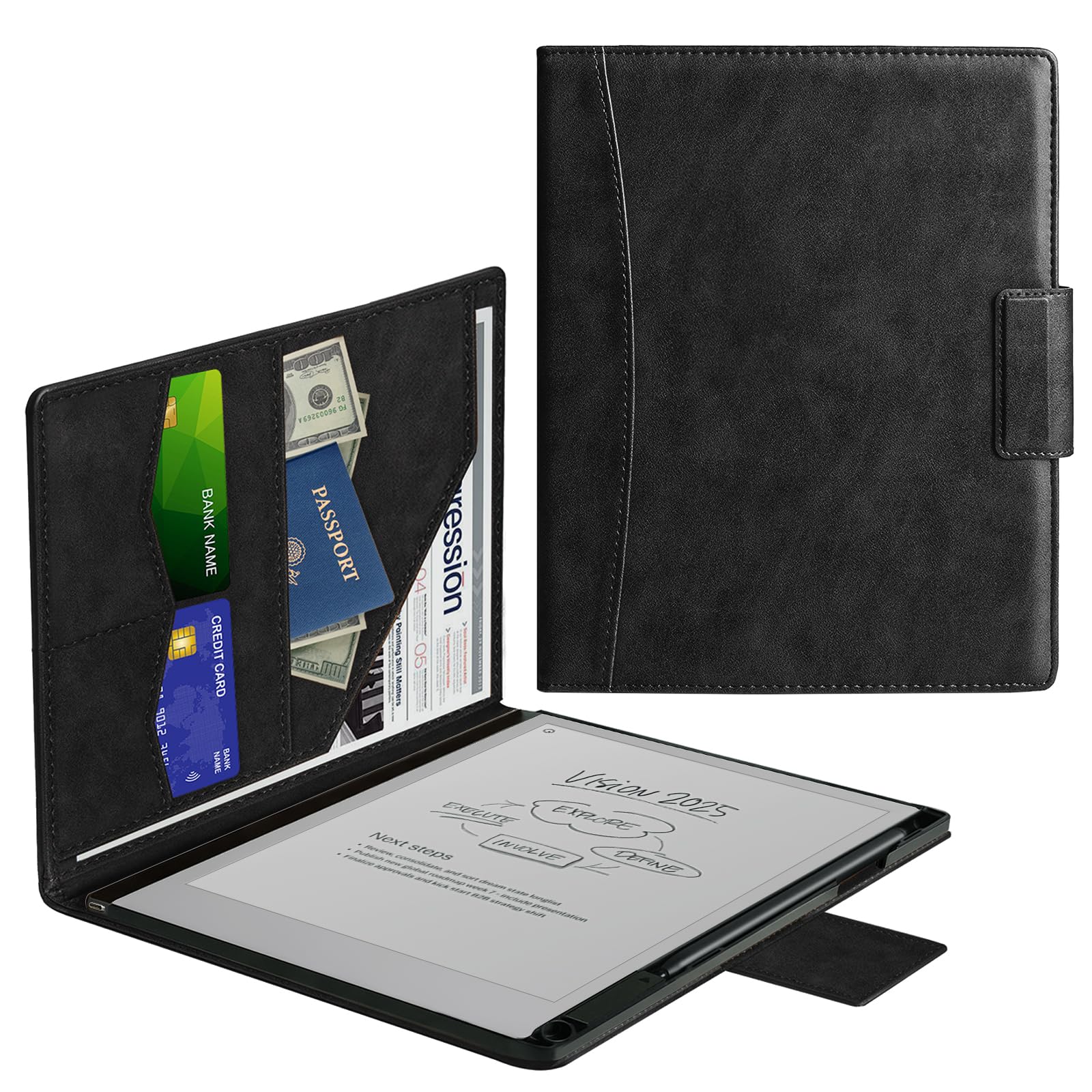 ZSPEED Housse Folio en Cuir PU pour Remarkable 2 10,3" 2020, Porte-Stylet
