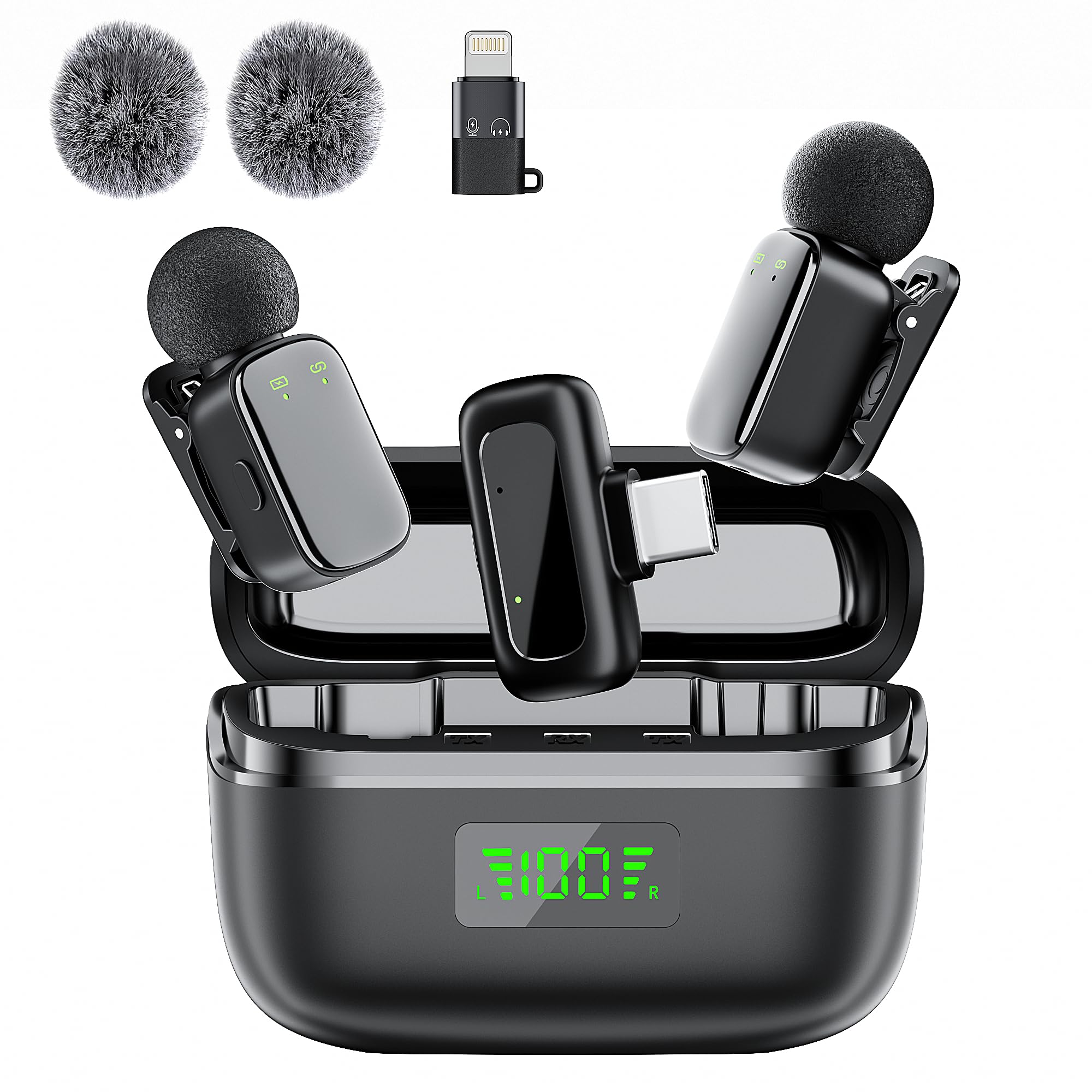 Amazon | 【2025新型 超ミニ】 ピンマイク ワイヤレスマイク
