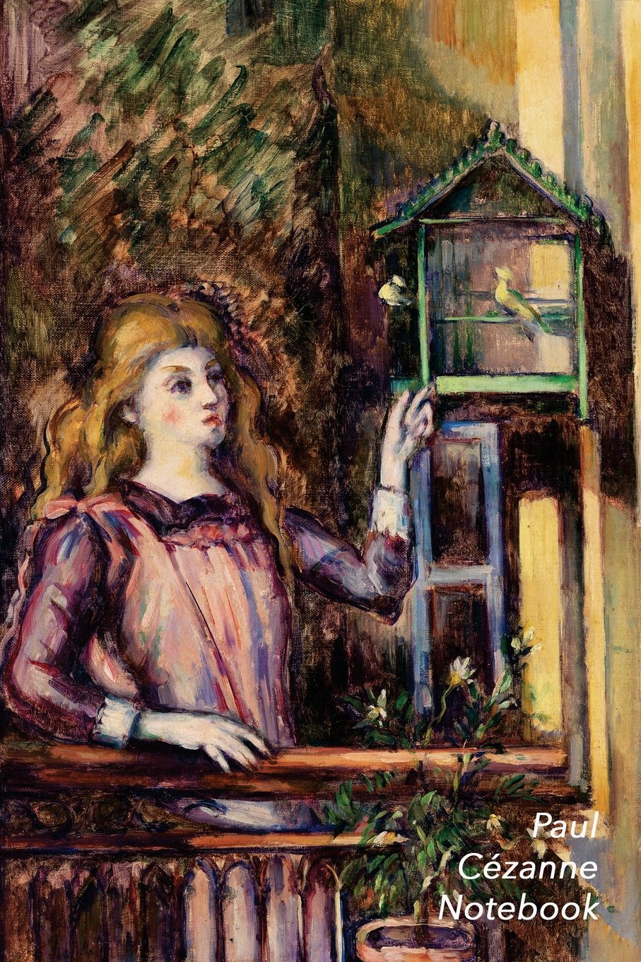 Cezanne Notebook: Girl with Birdcage Journal | 100-Page Beautiful Lined Art Notebook | 6 X 9 Artsy Journal Notebook (Art Masterpieces)
