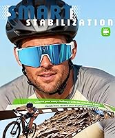 Vista 2 de Lentes inteligentes AI con cámara 4K, gafas de grabación de video con cámara, gafas de sol deportivas polarizadas con estabilización EIS