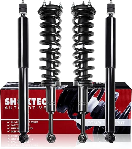 Shoxtec Juego completo de puntales de repuesto para Toyota Tundra 2007-2020 con camioneta de cabina estándar 4WD y camioneta de cabina doble 4WD