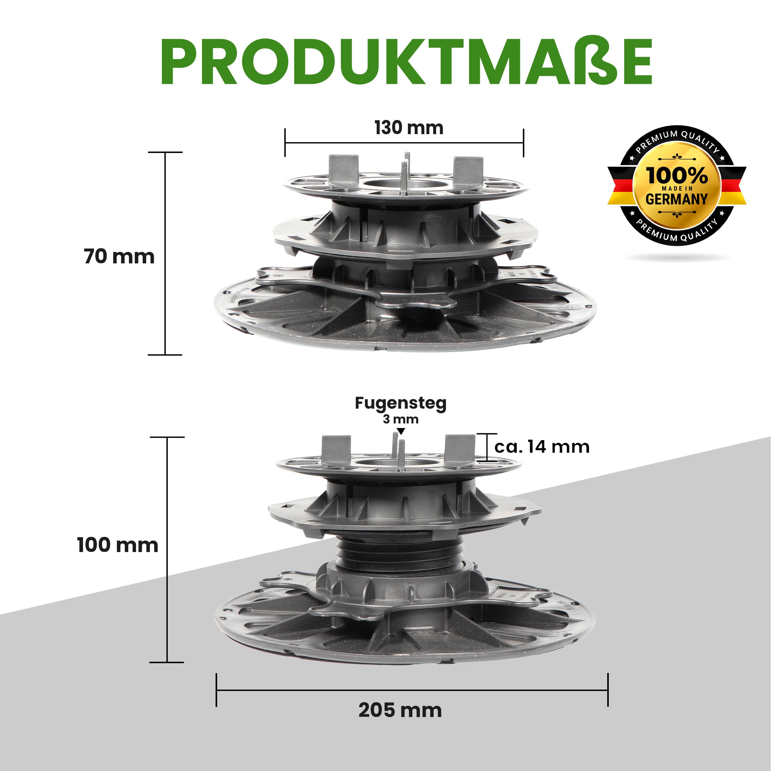 Gartenwelt Riegelsberger Wspornik Premium 70-100 mm – 52 szt.
