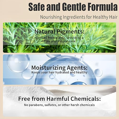 Miniatura 49 de gowwim Polvo de línea capilar (marrón oscuro) Tinte de raíz de cabello, color instantáneo, cubierta de sombra de cabello gris, retoque de cabello