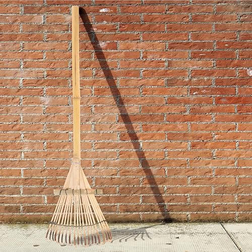 Miniatura 4 de Yardwe Rastrillo de nivelación de patio, rastrillo de mano, rastrillo de mango corto, para plantar, mini herramienta de recolección de hojas para